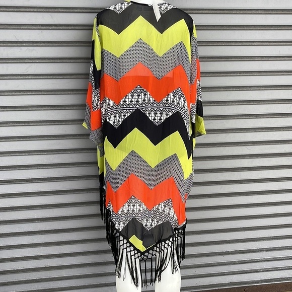 Cato Sports Wear Kimono Multi Color Size XL - Picture 7 of 8